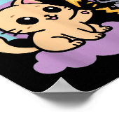 Poster Say No To Clankers Anti Ai Robots Cute Kitten Rain (Coin)