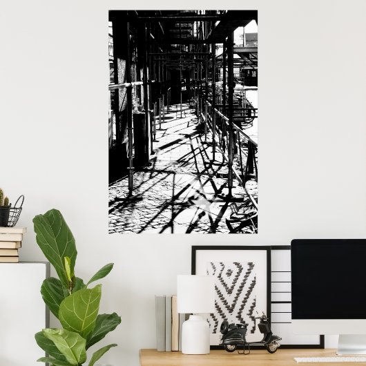 Poster Scaffolding (Bureau à domicile)