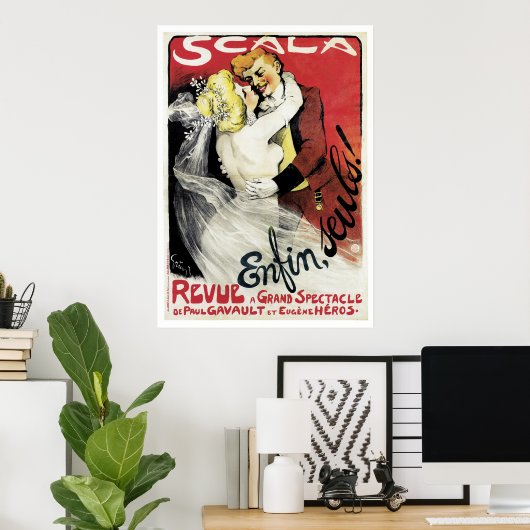 Poster Scala ~ Enfin, réservé ! (Bureau à domicile)