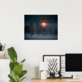 Poster Scalenghe en Piémont, Italie (Bureau à domicile)