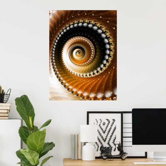 Poster Scales chatoyantes (Bureau à domicile)