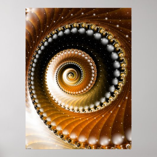 Poster Scales chatoyantes (Devant)