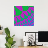 Poster Scales de dragon vert (Bureau à domicile)