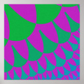 Poster Scales de dragon vert (Devant)