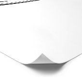 Poster Scallop Seashell Minimalist Black and White (Coin)