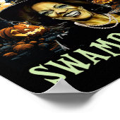 Poster Scamala Kamala Harris Hallowe sorcière de marais n (Coin)