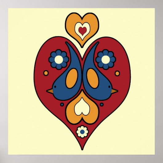 Poster ScandiBirds (Devant)