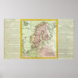 Poster Scandinavia, Sweden, Denmark