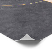 Poster Scandinavian Circle Line Wall Art – Neutral Print (Coin)