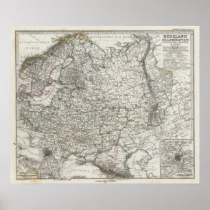 Poster Scandinavie et Russie