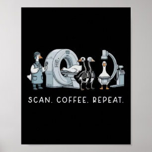 Poster Scanner Café Répéter La Vie En Radiologie Infirmiè