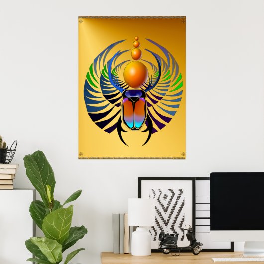 Poster Scarab (Bureau à domicile)