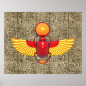 Poster Scarab égyptien (Devant)