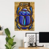 Poster Scarab égyptien antique (Bureau à domicile)