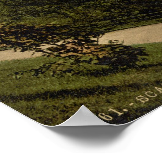 Poster Scarborough, Yorkshire, Angleterre (Coin)