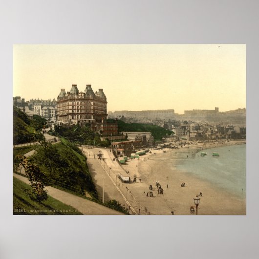 Poster Scarborough, Yorkshire, Angleterre (Devant)