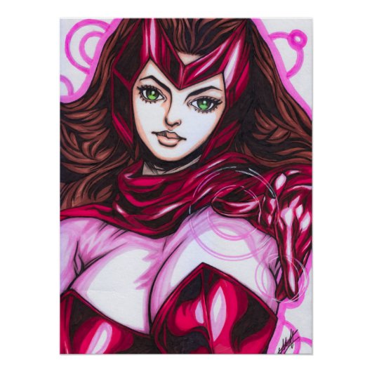 Poster Scarlet Witch ~ Wanda Maximoff (Devant)