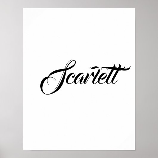 Poster Scarlett (Devant)