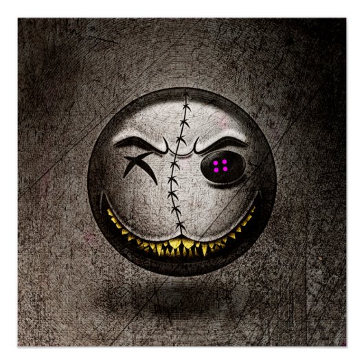 Poster Scarmoji Vintage (Devant)