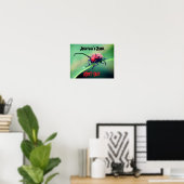 Poster Scary Bug Kids Room Personalized Wall Door  (Bureau à domicile)