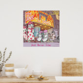 Poster Scary Chaussettes Films Funny Premium Glossy Poste (Cuisine)