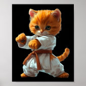 Poster Scary Martial Arts Fighter Karate Boxer Comt Kung (Devant)