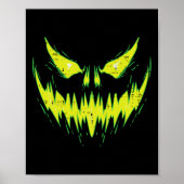 Poster Scary Pumkin Jack O Lantern Face Halloween Men Bo (Devant)