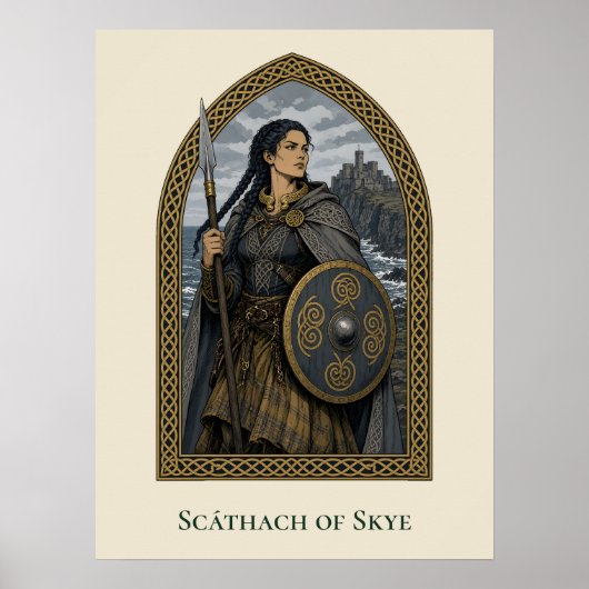 Poster Scathach de Skye (Devant)