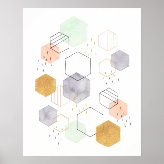 Poster Scatter hexadécimal (Devant)