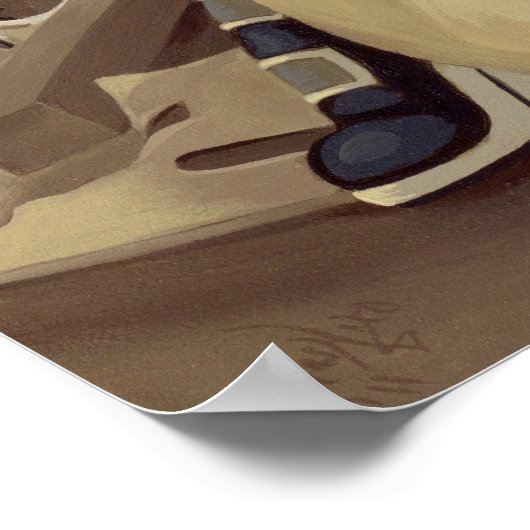 Poster Scavengers ART IMPRIMER cyber punk goth vautour fé (Coin)