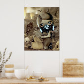 Poster Scavengers ART IMPRIMER cyber punk goth vautour fé (Cuisine)