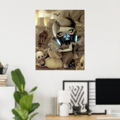 Poster Scavengers ART IMPRIMER cyber punk goth vautour fé (Bureau à domicile)