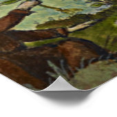 Poster Sceau d'art botanique antique Solomons (Coin)