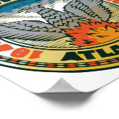 Poster Sceau d'Atlanta, Géorgie (Coin)