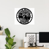 Poster Sceau de Détroit (Bureau à domicile)