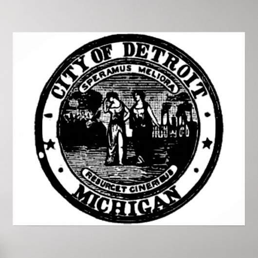 Poster Sceau de Détroit (Devant)