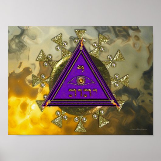 Poster Sceau de la loi vivante de la lumière (Devant)