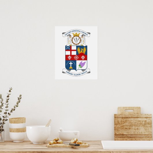 Poster Sceau de l'église 2 (Cuisine)