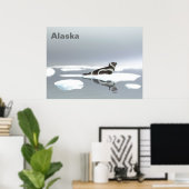 Poster Sceau De Ruban Sur Glace (Bureau à domicile)