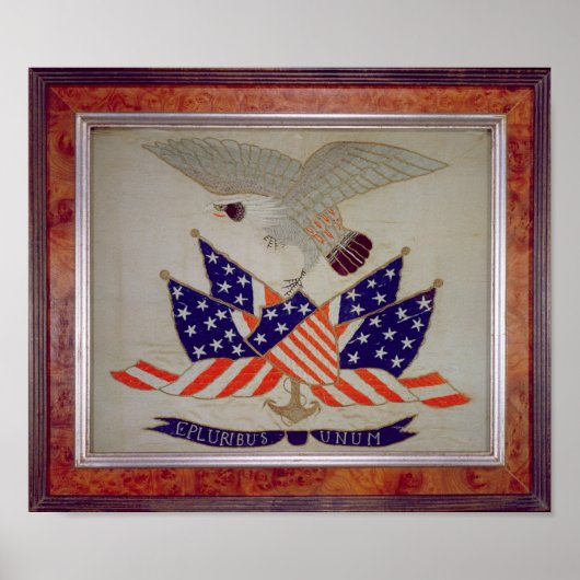 Poster Sceau des États-Unis d'Amérique, vers 1840 (Devant)