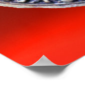 Poster SCEAU DES TEMPLIERS gemme rouge (Coin)