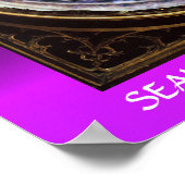 Poster SCEAU DES TEMPLIERS gemme violette (Coin)