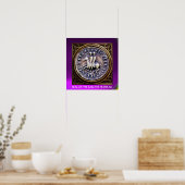 Poster SCEAU DES TEMPLIERS gemme violette (Cuisine)