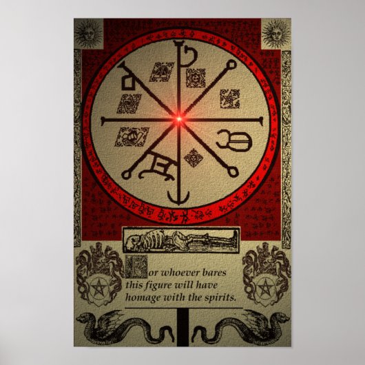 Poster Sceau d'esprit (Devant)