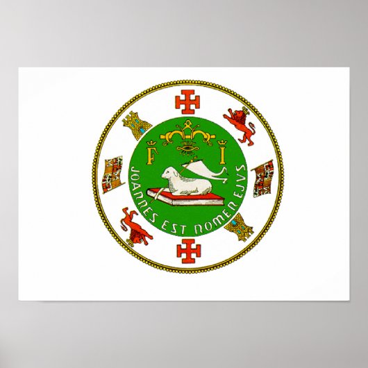Poster Sceau d'état de Porto Rico (Devant)