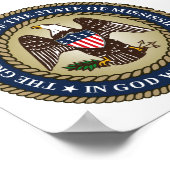 Poster Sceau du Mississippi (Coin)