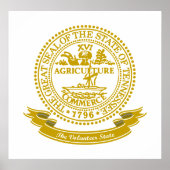 Poster Sceau du Tennessee (Devant)