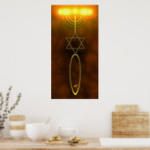 Poster Sceau messianique accroché au mur (Cuisine)