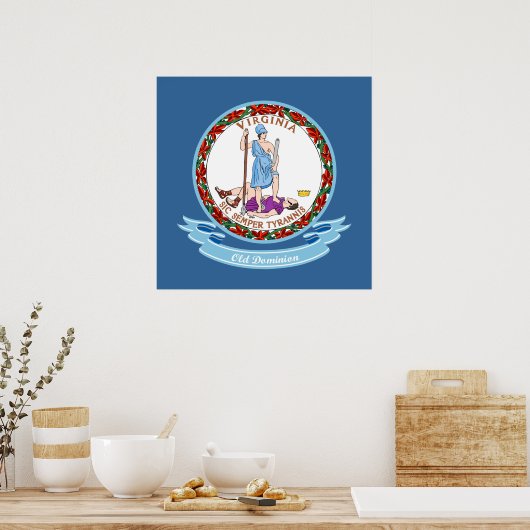 Poster Sceau Virginie (Cuisine)