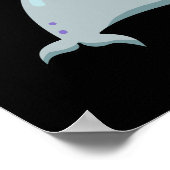 Poster Scellé Avec Un Baiser Drôle Lion De Mer Jeu Pun Da (Coin)